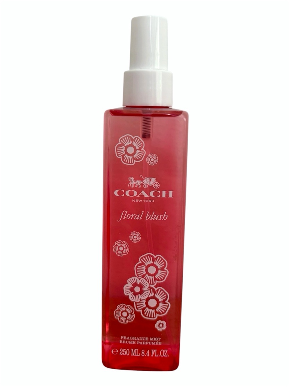 Coach Floral Blush Fragrance Mist Spray Paris France Berry Rose Peony 8.4 oz NEW